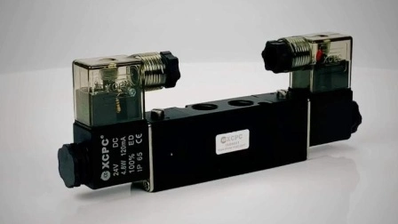 China Supplies 4V 3V Series 5/2 3/2 Way Single Control Double Coil High Quality Pressure Aluminum Alloy Airtac Type Pneumatic Air Solenoid Valve